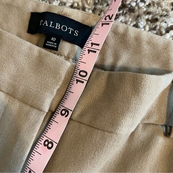 𝅺TALBOTS Khaki Dress Pants Trousers‎ Curvy Sz 10 - Picture 8 of 10